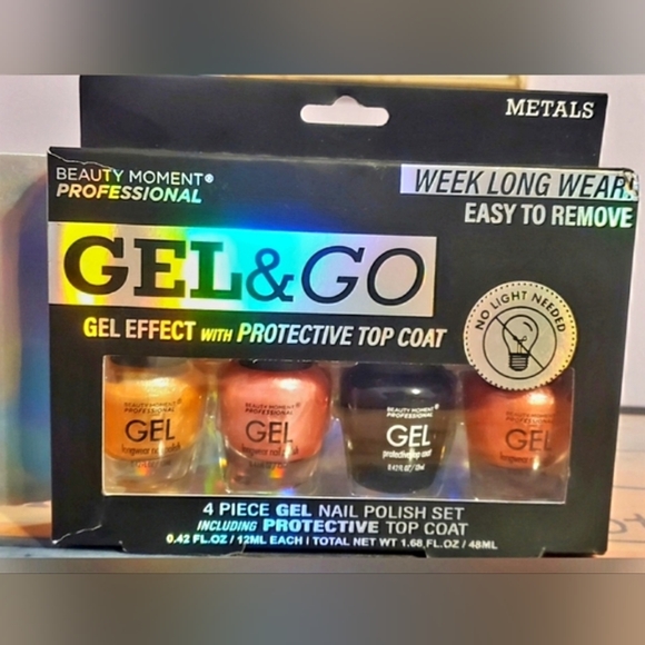 Gel & Go Other - Gel Effect Nail Tools Set Long-Lasting Colors